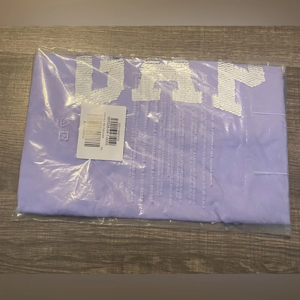 Gap - NEW - Kids Logo Knot-Tie T-Shirt. Color: Fresh Lavendar. XXL (14-16)